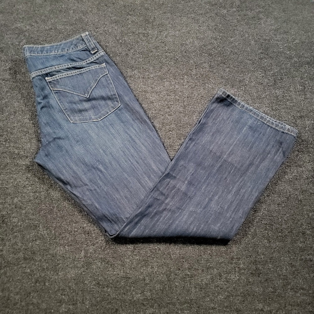 Tommy Hilfiger Women Bootcut Jeans Size 12 Blue‎ Dark Wash Denim